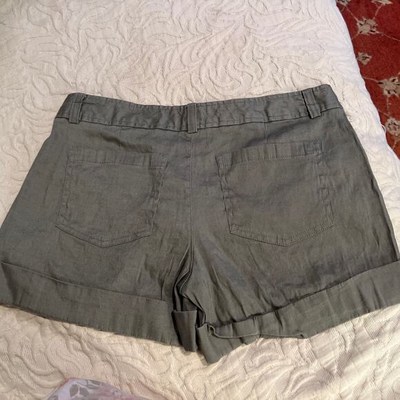 Banana Republic Army Grayish Green Shorts Women’s Size 6 - Picture 3 of 3